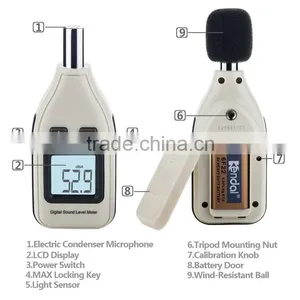 LCD Digital Sound Level Meter Noise Meter dB Decible Monitor Tester Measuring 30-130dB thumbnail-2