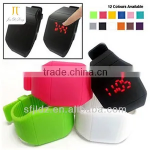 China Wholesale Custom Silicon Led Watch With Colorful Lights Watch Phone Charger thumbnail-1