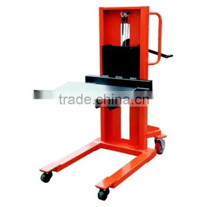 Roll Carrier Manual Winch Lifting Stacker thumbnail-1