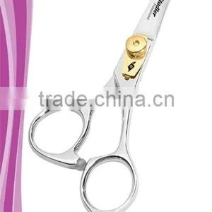 Shogun Hair Styling Shear 6 Inch Fix Finger Rest Adjustable Gold Tension Dial Mirror Finish thumbnail-1