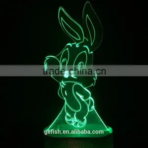 Customized Laser Cutting Acrylic 3D Display Lamp With Light thumbnail-3