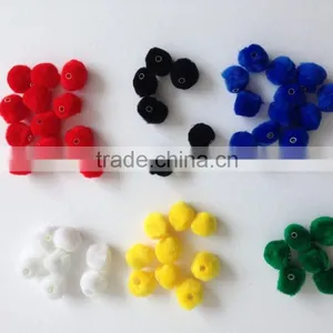 Colorful Pom Pom Trim, Animal Pompom for Kids, Craft Pom Poms Wholesale -Dia 2cm thumbnail-3