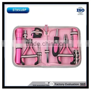 23pcs Female Pink Promotional Hand Kit Set Tool Bag thumbnail-1