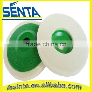 4 Inch 100x8x16mm Wool Polishing Wheel thumbnail-1