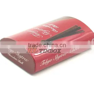 Special Shape Candy Chocolate Tin Can With Hinged thumbnail-2