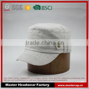 100% Linen Military Army Caps for Women Without Logo thumbnail-1