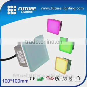 2016 China Supplier 3 Years Warranty 100*100 Outdoor Led Light Glass Led Brick thumbnail-1