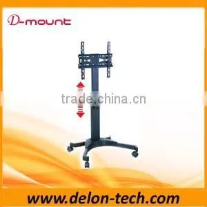Height Adjustable 42inch Movable LCD Floor Cart TV Support thumbnail-1