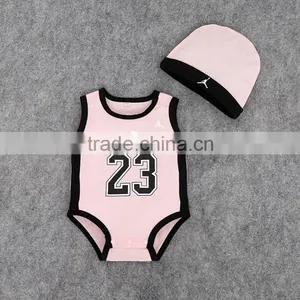 New Infant Clothing Thin Sport Ball Cotton Baby Jordan Coverall Baby Clothes thumbnail-4