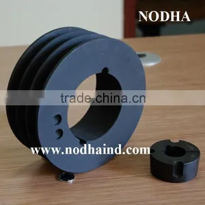 Black Electrophoretic Paint V Grooved Pulley SPA SPB SPC SPZ, Motor Pulleys KTL Coating Pulley thumbnail-1