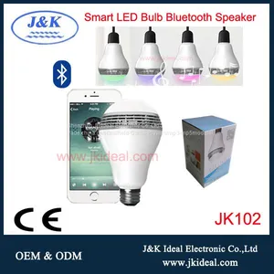 Wireless Bluetooth Smart Music Led Light Bulb Lamp With Speaker thumbnail-4