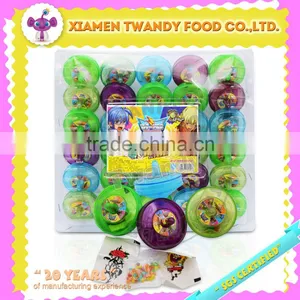 Novelty Peg-top Plastic Toy Candy With Tattoo Paper thumbnail-1