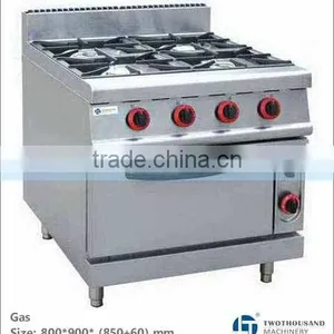 4 Burners Gas Range, 1 Baking Oven, 1 Grill - 125560BTU, CE, TT-WE157C thumbnail-1