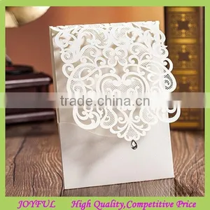 2015 Hot Sell Laser Cut Hollow Wedding Invitation Card thumbnail-1