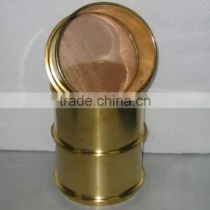 Brass Copper Bronze Sifter Copper Sieve Woven Mesh Strainer thumbnail-1