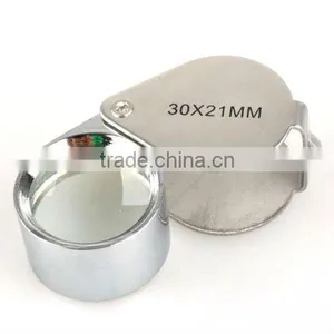 30x 21mm Jewelers Eye Loupe Magnifier Magnifying Glass thumbnail-1