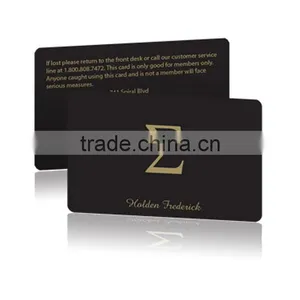 Printable Thin Thickness Black Plastic PVC Card thumbnail-3