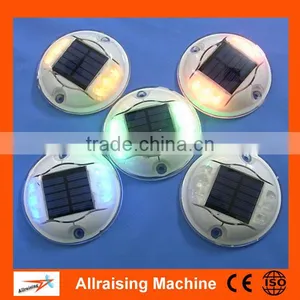 2*3 LED Solar Powered Plastic Road Studs 123mm Dia. 25mm High thumbnail-5