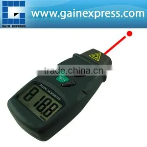 Digital LED Laser Photo Non Contact Tach Tachometer 2.5 to 99,999 RPM Rotational Speed Test Range thumbnail-1