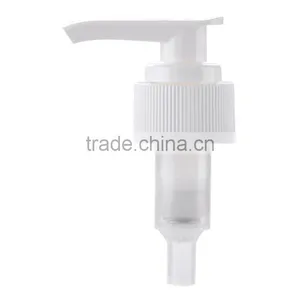 High Quality White Screw Down Ribbed pp Lotion Pump thumbnail-2