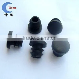 Black Rubber Plugs With Hole for Led Lamp Housing thumbnail-1