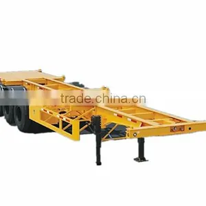 40ft Container Carrier 3 Axle Skeleton Semi Trailer for Sale thumbnail-1