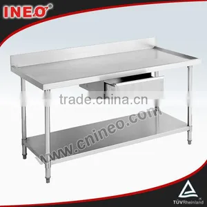 Stainless Steel Work Table With Wheels/hospital Work Table/metal Work Function Table thumbnail-1