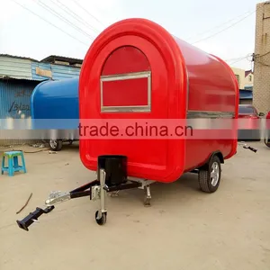 European Yellow Colored Catering Carts Outdoor Food Catering Cart CE thumbnail-5