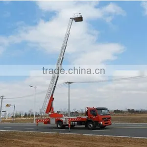 Howo 32m Fire Truck With Aerial Ladder, Sino Fire Sprinkler Truck thumbnail-1