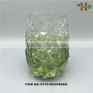 Flower Shaped Fashion Design Colored Glass Vases thumbnail-1