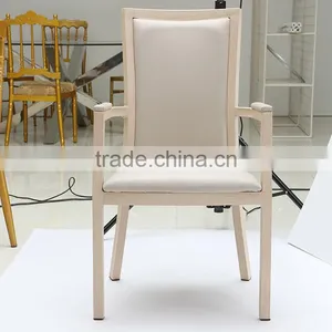 White Leather Cheap Waiting Room Chair With Comfotable Back thumbnail-2