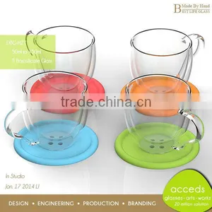 Fancy Newly and Original Deaigned Glass Decorative Coffee Mugs thumbnail-1