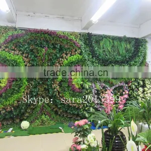 SJ1801201 Garden Decorative Foliage Green Plant Wall Panel/plant Artificial Walls thumbnail-1