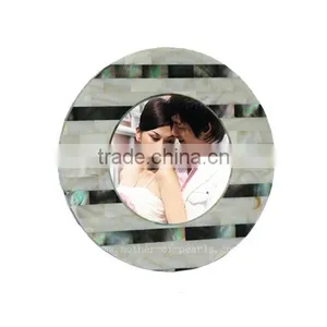High Quality Best Selling Mother of Pearl Zig Zag Style Photo Frame thumbnail-1