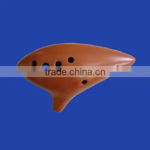 12 Hole Bass c Clay Ocarina thumbnail-1