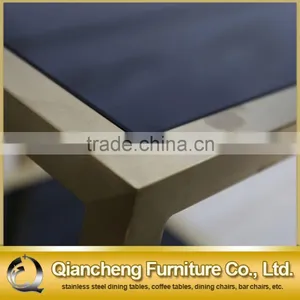 2016 Eurpean Style Brushed Golden Stainless Steel Side Table thumbnail-4