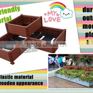 China Online Shopping Decorative Ceramic Pots Modular Plant Box for Garden Flowers thumbnail-1