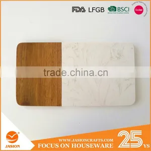 Rectangle Marble and Acacia Wood Cutting Board thumbnail-1