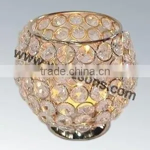 Hot Sale High Quality Crystal Tea Light Candle Holders thumbnail-5