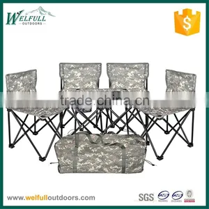 Outdoor Folding Table and Chair Set for Fishing and Camping Picnic thumbnail-5