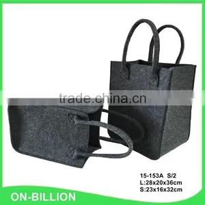 Large New Custom Promotional Storage Colorful Felt Basket Bag thumbnail-2