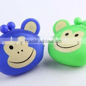 Monkey Design Silicone Purse/ Coin Purse thumbnail-1