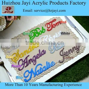 Acrylic Wedding Place Card Alternative,Party Seating Guest Names, Wedding Decoration Gift thumbnail-5