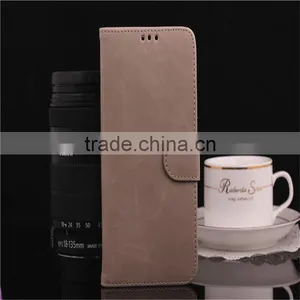 High Quality Crazy-horse PU Card Bumper/pocket Cell Phone Case for Samsung thumbnail-3