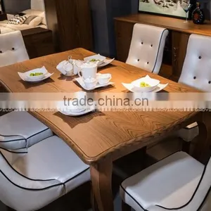 Kitchen Quality Wood Dining Set Table With 6 Chairs L A-33 thumbnail-2