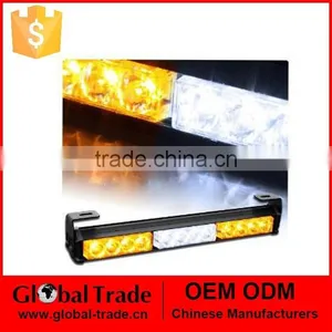 12Led 30CM LONG Bar Amber Light Bar Car Dash Strobe Flashing Emgergency Warning Police Fireman Daytime Work Lamp Light A1926 thumbnail-1