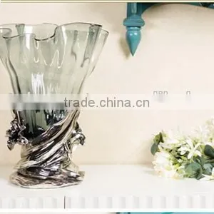 Handmade Hiah Quality Elegant Customized Glass Vase thumbnail-1