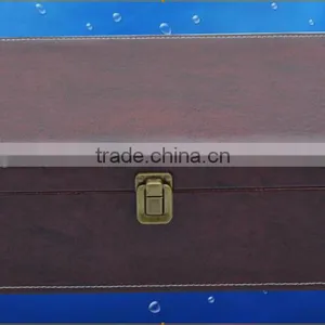 Hot Sale Bottle Shape Leather Wholesale Wine Gift Box thumbnail-3
