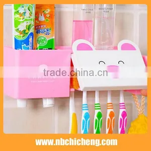 Cartoon Style Plastic Kid Toothbrush Holder With Suction Cups thumbnail-3