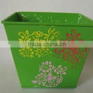 Square Garden Zinc Pot thumbnail-1